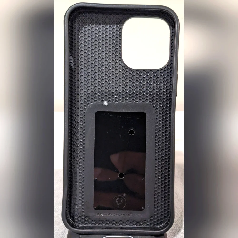 Loopy Plaid Black and White iPhone 12 Pro Max Case